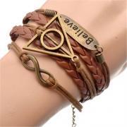 Harry Potter bracelet,tree bracelet,number eight bracelet,Infinity bracelet,retro bracelet, friendship bracelet,christmas gift,personalized